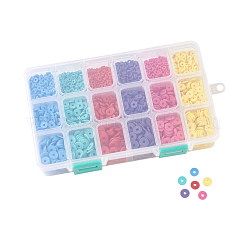 6 Farben handgemachte Fimo Perlen&nbsp;CLAY-JP0001-04