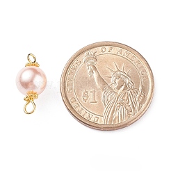 Muschelperle Perlenverbinder Charms&nbsp;PALLOY-JF01349