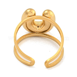 Anello in acciaio inossidabile 304&nbsp;LS-RJEW-L125-02G-21