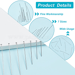 304 Stainless Steel Flat Head Pins, Stainless Steel Color, 700pcs/box