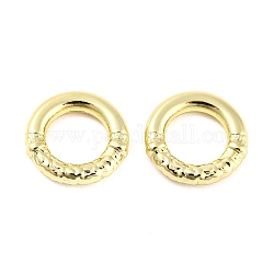 Соединительные кольца из сплава для покрытия стойки, без кадмия, без никеля и без свинца, полутекстурированное круглое кольцо, золотые, 13x3 мм, внутренний диаметр: 8 мм