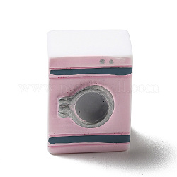 不透明樹脂器具カボション  洗濯機  ピンク  24x19x15.5mm
