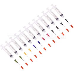 Set di siringhe iniezione, Siringa applicatore della colla, colore misto, 85mm