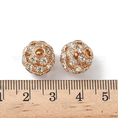 Messing Legierung Strass Perlen&nbsp;KK-A267-01KCG-1