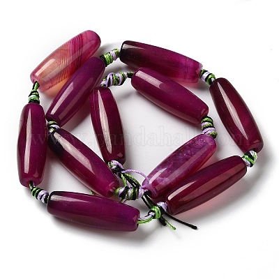 Chapelets de perles d'agate naturelle&nbsp;G-K334-01B-1