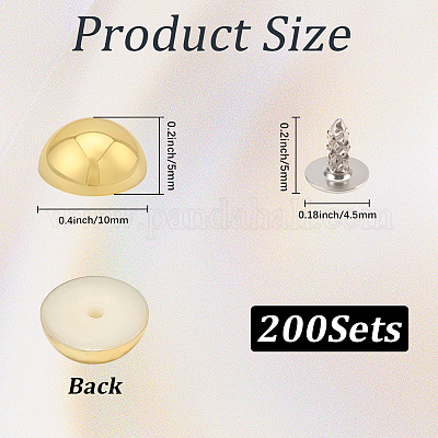 200 pieza de botones de plástico&nbsp;KY-CL0001-01A-1