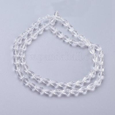 Glasperlen Stränge&nbsp;GLAA-R024-11x8mm-12-1