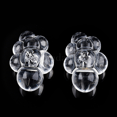 Abalorios de acrílico transparentes&nbsp;TACR-T026-01-1