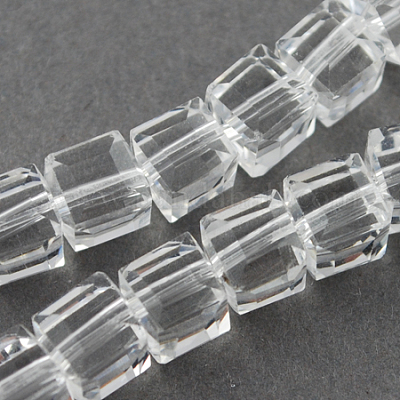 Chapelets de perles en verre&nbsp;X-GLAA-R041-6x6mm-24-1