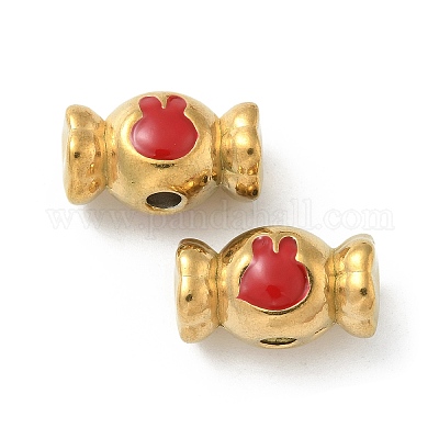 Ionenplattierung (IP) 304 Edelstahlperlen&nbsp;STAS-R008-07G-04-1-1