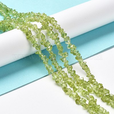 Natürlichen Peridot Perlen Stränge&nbsp;X-G-E607-A06-1