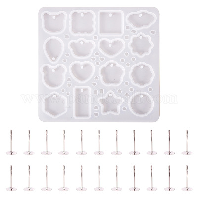 1pc DIY Silikonformen&nbsp;AJEW-TA0001-95-1