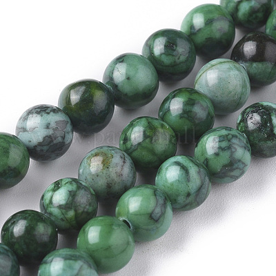 Wholesale Natural China Silver Leaf Jasper Beads Strands Pandahall Com