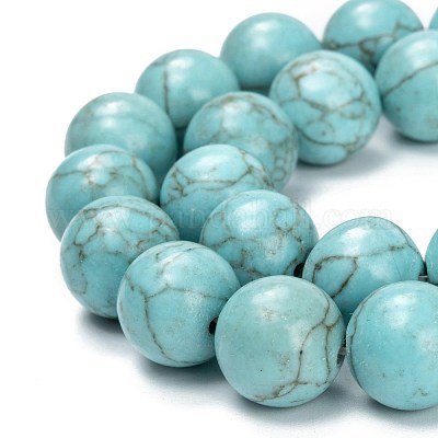 Chapelets de perles en turquoise synthétique&nbsp;G-C180-02D-1