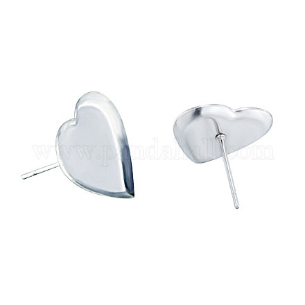 Accessoires de puces d'oreilles en 304 acier inoxydable STAS-S063-PJ190-1