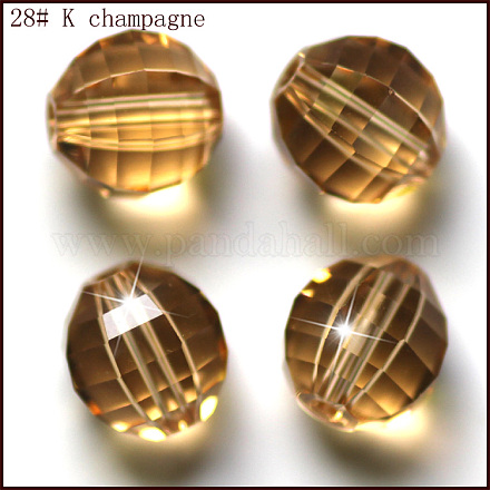 Abalorios de cristal austriaco de imitación SWAR-F079-10mm-28-1