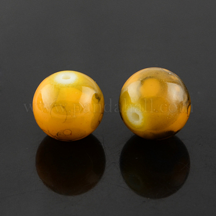 Chapelets de perles en verre peint GLAD-S075-8mm-36-1