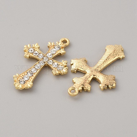 Подвески из сплава и страза FIND-WH0110-433-1