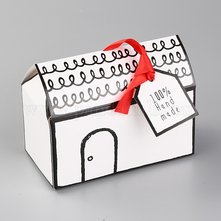 Weihnachtsthema geschenk süßigkeiten papierfaltschachteln DIY-H132-01C-1
