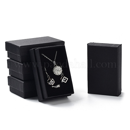Boîtes à bijoux en papier carton CBOX-G015-04-1
