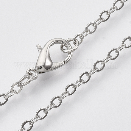 Fabricación de collar de cadenas de cable de latón MAK-N029-01P-1