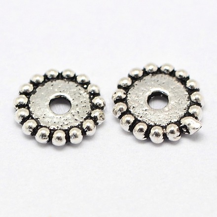 Accessoires de bijoux vintage séparateurs perles en argent pur de Thaïlande perles STER-L009-227-1