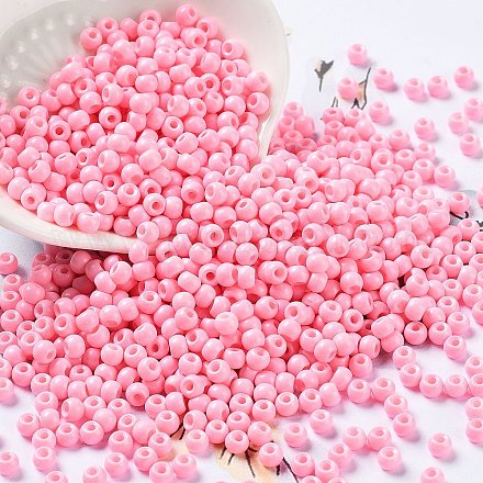 Baking Paint Glass Seed Beads SEED-H002-I-A534-1