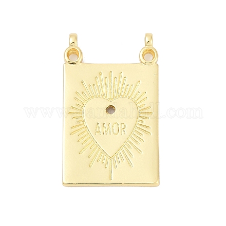 Латунные микро проложить кубического циркония подвески KK-H203-03G-1
