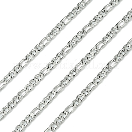 304 Stainless Steel Figaro Chains CHS-H007-30P-1