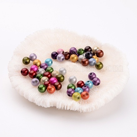 Perles acryliques laquées X-PB9282-1