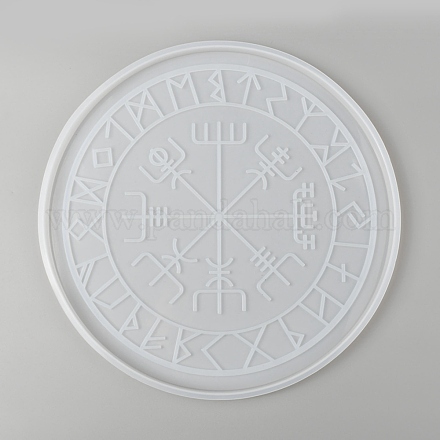 Moules en silicone pour tapis de divination pierres runiques DIY-P006-35-1