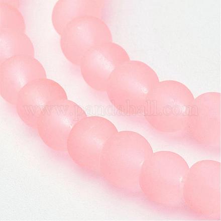Chapelets de perles en verre transparent X-GLAA-S031-4mm-28-1