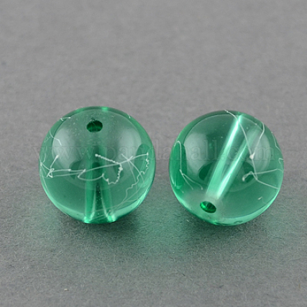 Chapelets de perles en verre transparent drawbench X-GLAD-Q012-6mm-11-1
