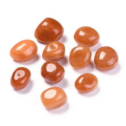 Natural Red Aventurine Beads G-M368-10A-1