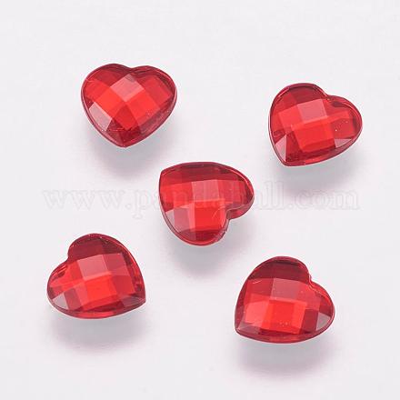 Cabochons de acrílico del Diamante de imitación de Taiwán ACRT-G022-12mm-28-1