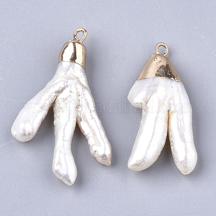 Pendentifs perle keshi perle baroque naturelle PEAR-T003-05-1