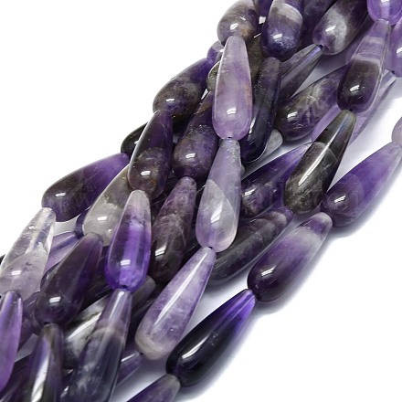Natural Amethyst Beads Strands G-E576-40-1