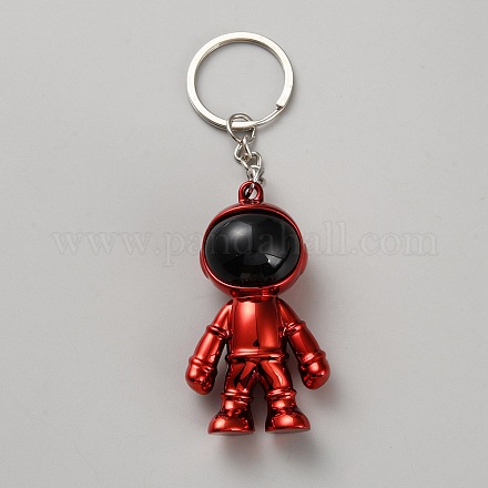 Porte-clés en plastique&nbsp;KEYC-WH0029-97B-1