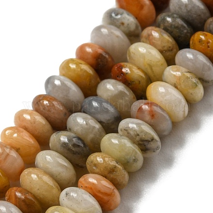 Chapelets de perles en agate fou naturel X-G-K343-C04-02-1