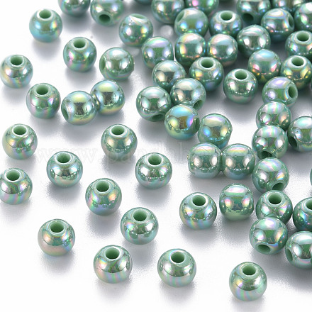 Perles acryliques opaques MACR-S370-D6mm-26-1