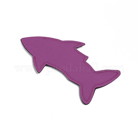 ネオプレンアイスポップホルダーバッグ  サメの形のアイスポップスリーブ  再利用可能なアイスポップカバー  オールドローズ  20.8x10.5x0.45cm AJEW-WH0115-07C-1
