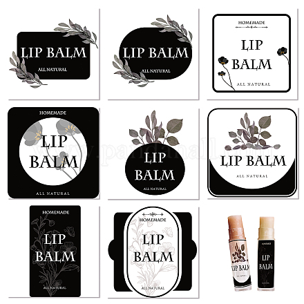 CRASPIRE 80 Etiquetas De Bálsamo Labial Caseras De 2 Pulgadas, Etiquetas Transparentes De Bálsamo Labial Para