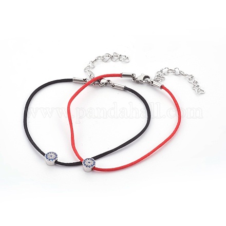 Nylon Thread Bracelets BJEW-JB04030-1