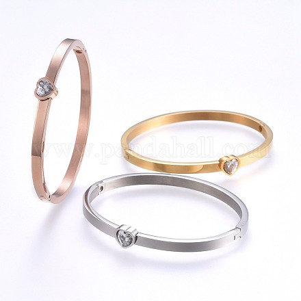 304 Stainless Steel Bangles BJEW-P222-08-1