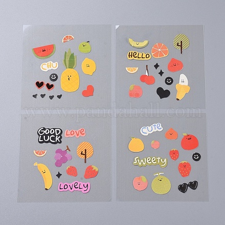 Joli motif de fruits stickers DIY-L030-02B-1