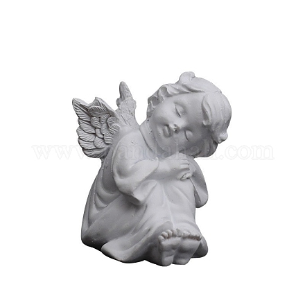 Statua angeli in resina DJEW-PW0012-028F-1