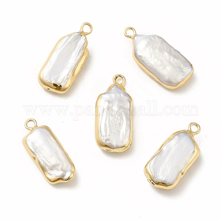 Colgantes de perlas keshi naturales barrocas PEAR-P004-03KCG-1