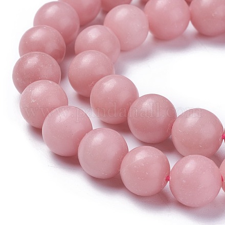 Rosa naturale perline opale fili G-G772-01-B-1
