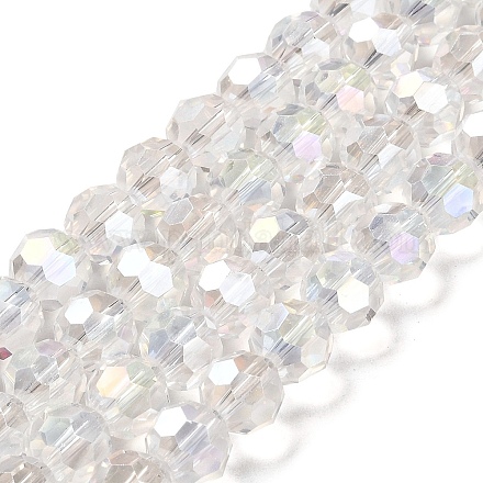 Perles en verre transparentes EGLA-A035-T10mm-B19-1