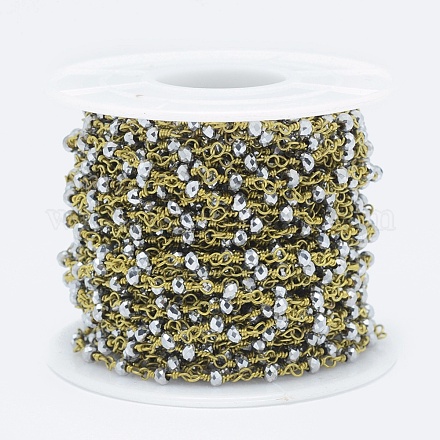 Chaînes de perles en verre manuels CHC-P003-01A-1